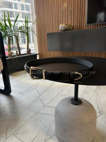 Lamelif Noir Silver Zarefet Bayan Kemer Gold