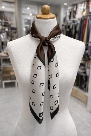 Brown Foulard