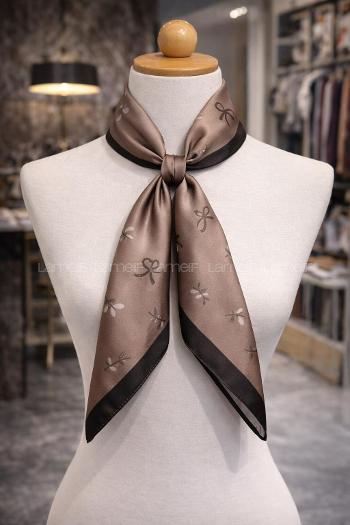 Brown Foulard
