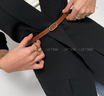 Lamelif Gold Tokalı  Suni Deri Kadın Kemer – Elegant Seri