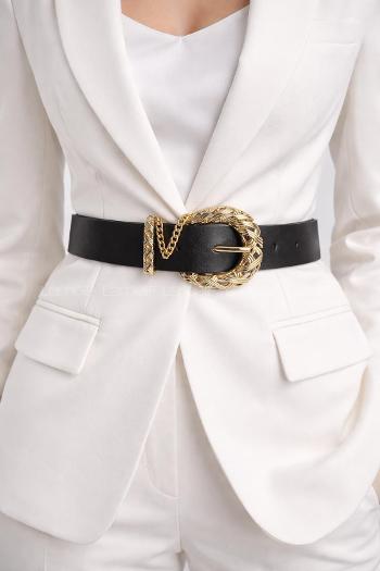 Lamelif Kadın Aurelia Gold Tokalı Kemer