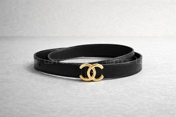 Black-1 Buckle Skin Belt