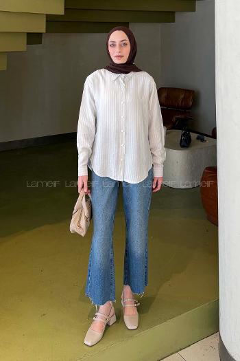 Stone Shirt Collar Long Arm Modal Shirt