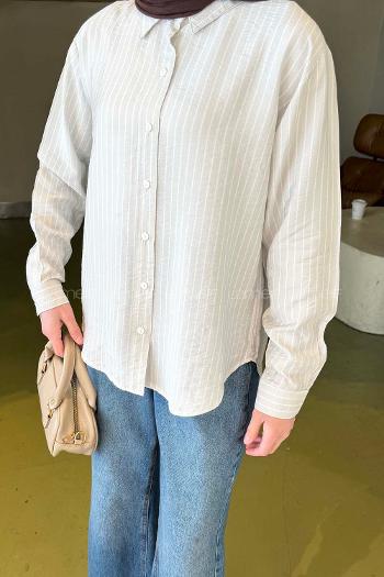 Stone Shirt Collar Long Arm Modal Shirt