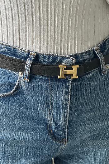 Black Belted Gold Belt