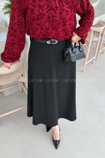 Lamelif Daisy Etek Siyah