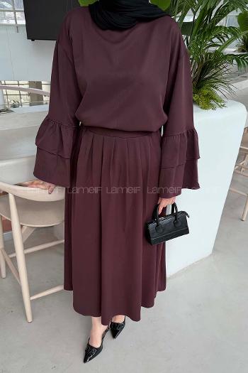 Lamelif Etekli Takım Mürdüm