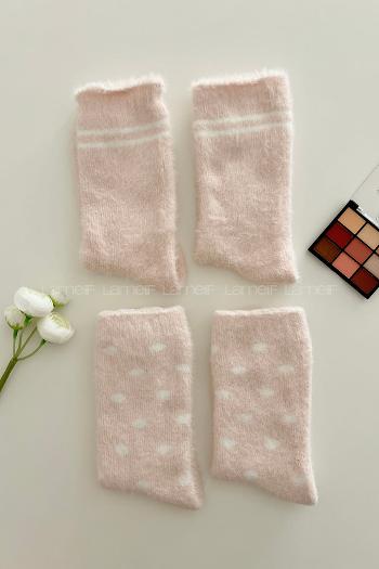 Lamelif 2li Peluş Çorap