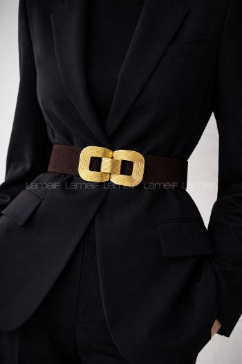 Brown Buckle Kumas Belt