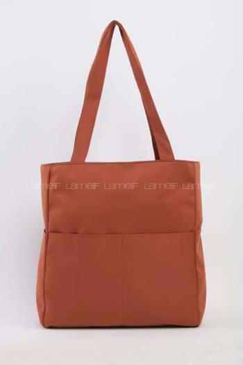 Lamelif Shopper Bag Kadın Çanta Taba