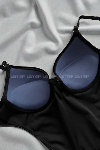 Lamelif Süet Deri Badysuit Takım