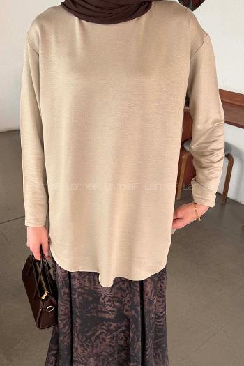 Lamelif Basic Sweat Bej