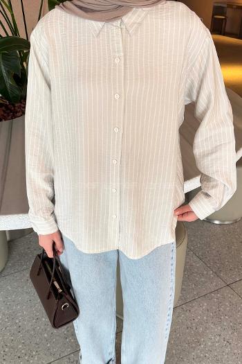 Stone Shirt Collar Long Arm Modal Shirt