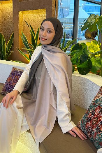 Lamelif Degrade Desen Soft Şal Taş Yeşil