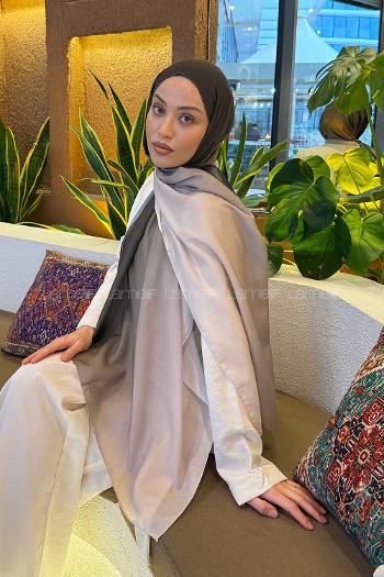 Lamelif Degrade Desen Soft Şal Taş Yeşil