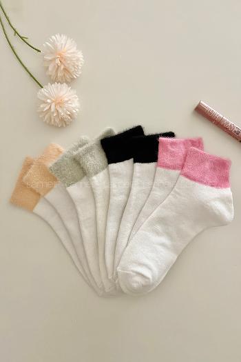 Lamelif 4lü Peluş Çorap