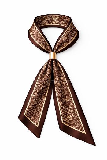 Brown Foulard