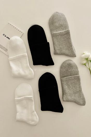 Lamelif 3lü Taban Havlu Bambu Erkek Çorap