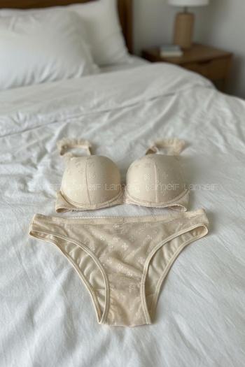 Lamelif Omuz Askısı Fırfırlı Destekli Takım