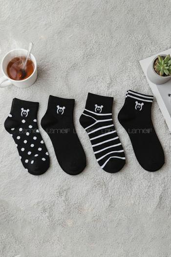 Lamelif 8li Mickey Çorap