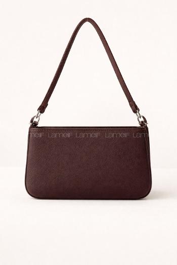 Lamelif Toka Detaylı  Miniadure Çanta Acı Kahve