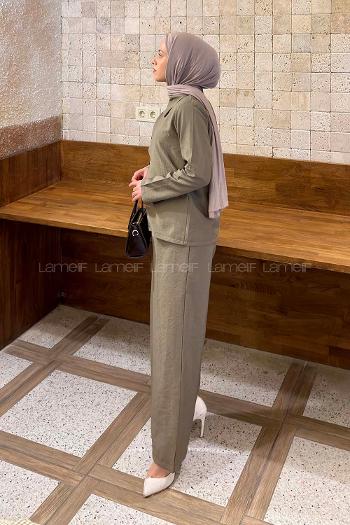 Mink Shirt Collar Long Arm Ayrobin Regular Trousers Comfortable Suit