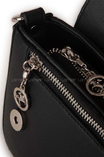 Black-1 With Zipper Skin Hand Bag Bag