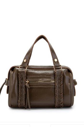 Lamelif Örgü Ve Sarkıt Detaylı Jimmy Kadın Çapraz Çanta Soft Kahve