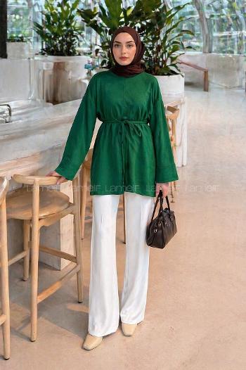 Emerald Green Crew Neck Long Arm Sweatshirt