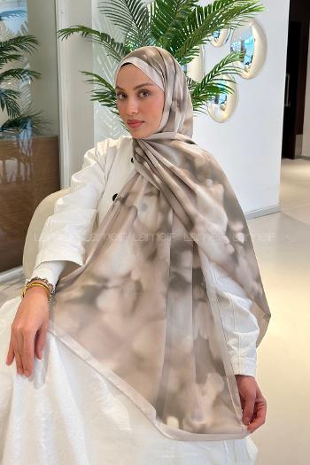 Stone Cotton Striped Shawl