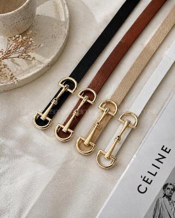 Lamelif 4 lü Kadın Massimo Uzun Tokalı İnce Ceket Gömlek Elbise Kemeri