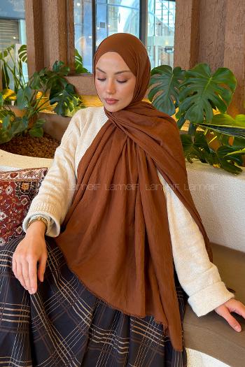 Lamelif Organik Premium Şal Badem