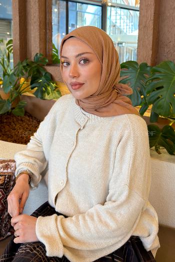 Lamelif Bambu Eşarp Camel