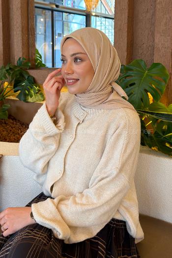 Lamelif Bambu Eşarp Koyu Taş