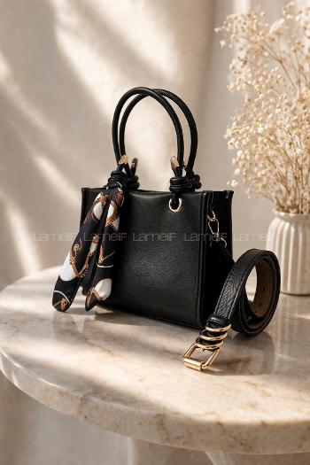 Lamelif Kadın Zarina Model Çanta Kemer Koleksiyonu