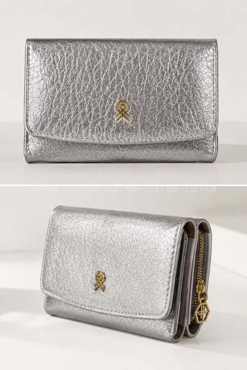 Silver Buckle Skin Hand Bag Bag