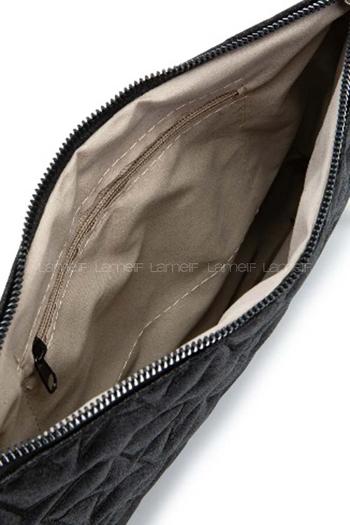 Black Buckle Skin Hand Bag Bag