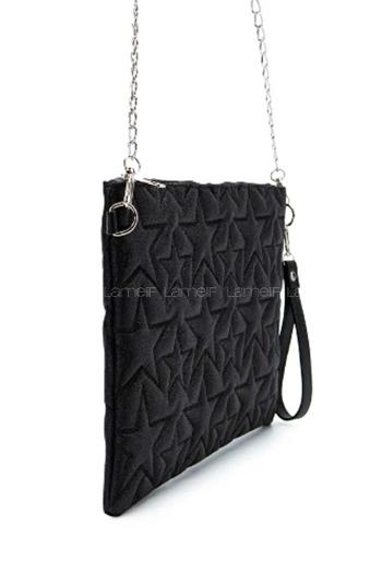 Black Buckle Skin Hand Bag Bag