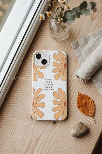 Lamelif  ıPhone 13-14 Trust Baskılı Telefon Kılıfı