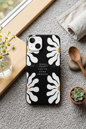 Lamelif  ıPhone 15 Yeterince Şey Yaptığına Güven Yazılı Telefon Kılıfı