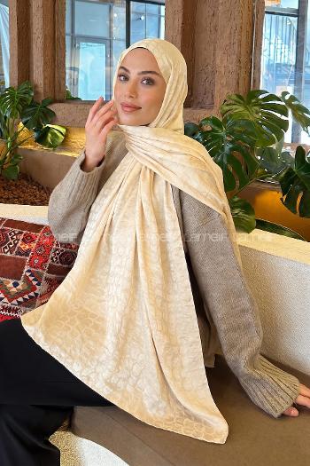 Yellow Cotton Fabric Printed Shawl