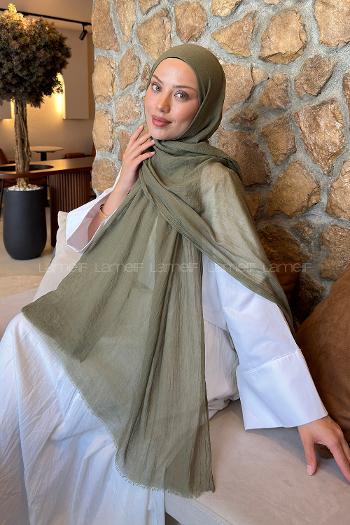 Lamelif  Konfor  Şal Asker Yeşili