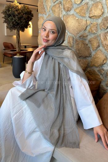 Lamelif  Konfor  Şal Füme