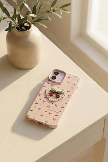 Lamelif iPhone 11 Vision Trend Tül Kalp Nakış Detaylı Kılıf