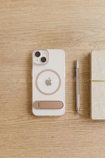 Lamelif iPhone 13/14 Premium Mona Standlı Magsafe Kılıf