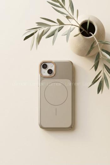 Lamelif iPhone 15 Lüxs Omega Magsafe Kılıf