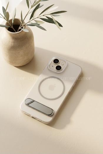 Lamelif iPhone 15 Premium Mona Standlı Magsafe Kılıf
