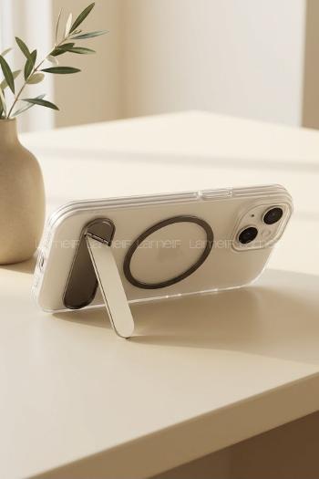 Lamelif iPhone 15 Premium Mona Standlı Magsafe Kılıf