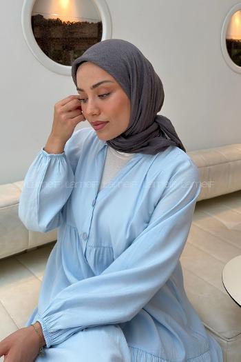 Lamelif Konfor Eşarp Füme