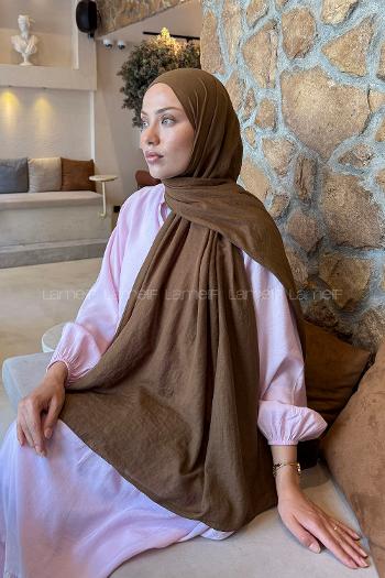 Lamelif Rami Şal Koyu Bronz
